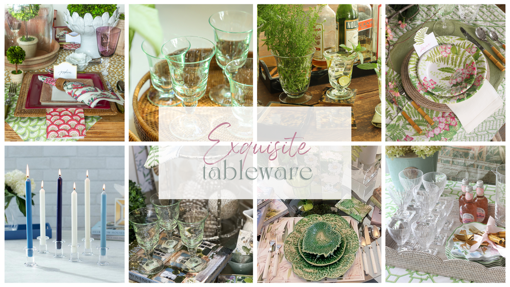 Exquisite tableware found at Birds of a Feather