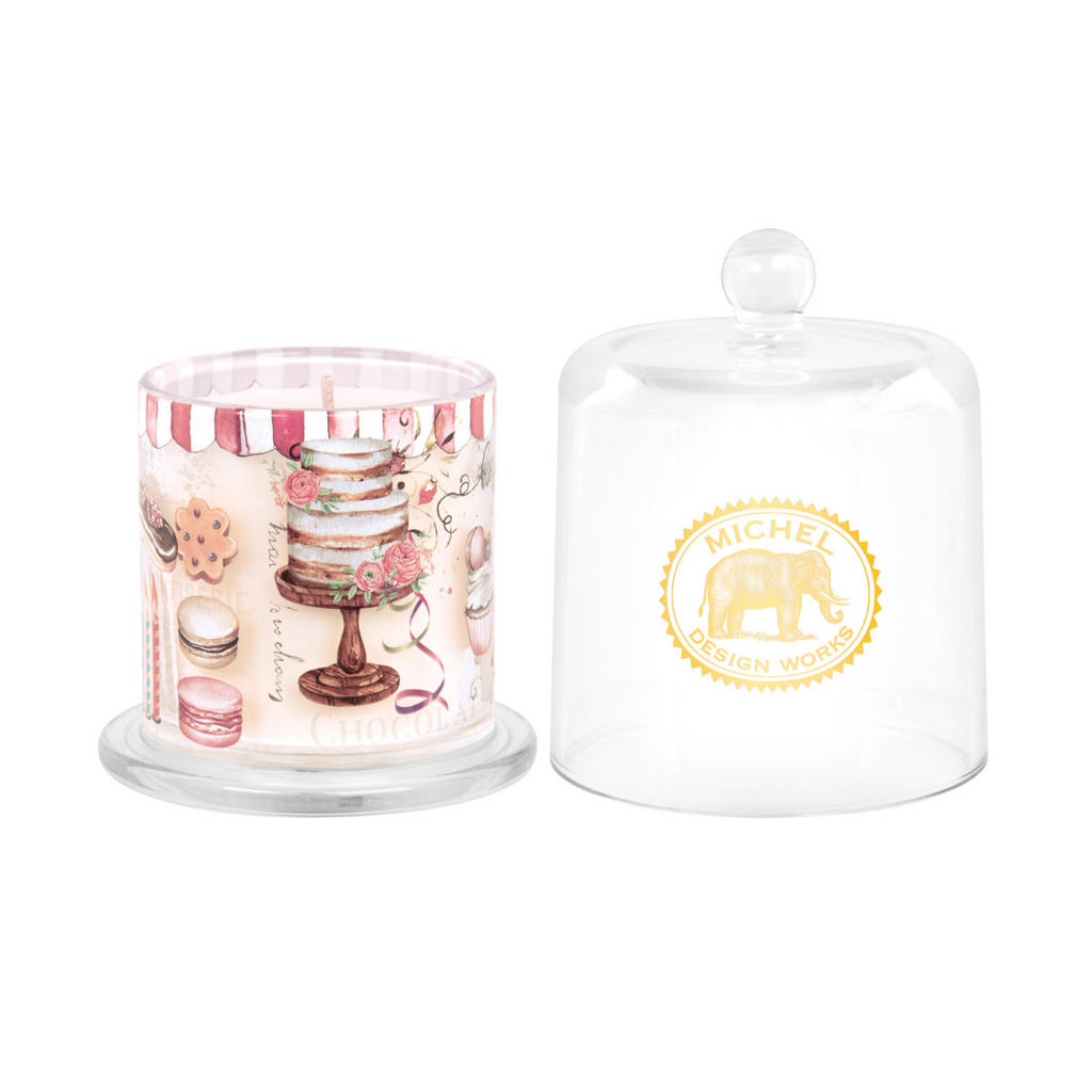 Birthday Buttercream Cloche Candle – Luxurious Scented Soy Blend