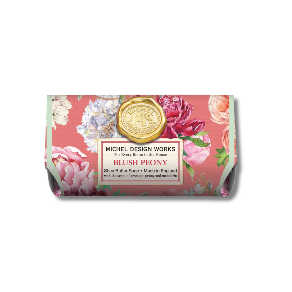 Blush Peony Large Bath Soap – Luxurious Triple-Milled Soap (246g)