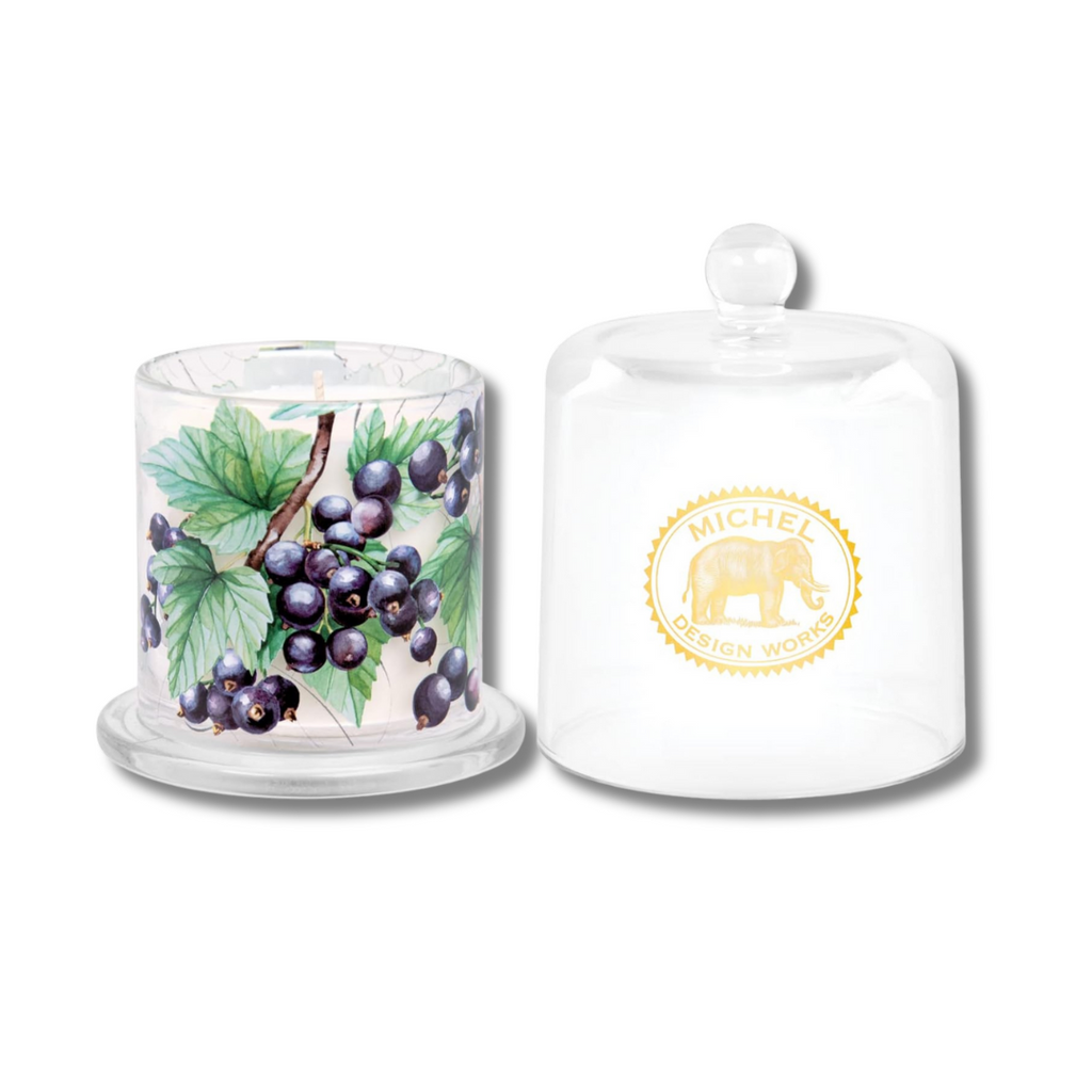 Cassis Cloche Candle – Elegant Soy Blend with Strong Fragrance Throw