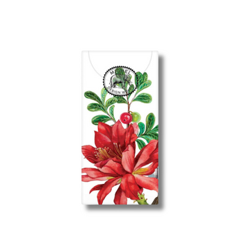 Christmas Bouquet Pocket Tissues – Festive 4-Ply Tissues, Pack of 5