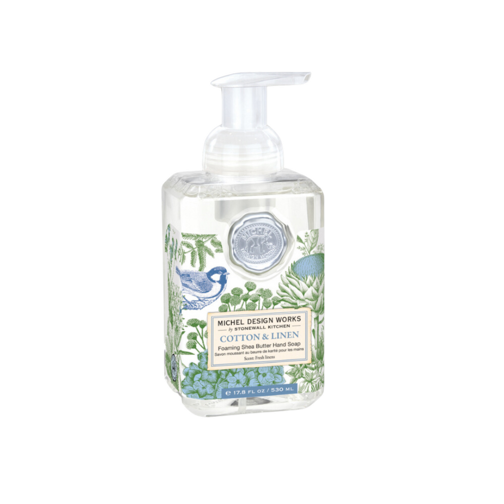 Cotton & Linen Foaming Soap - Gentle & Luxurious