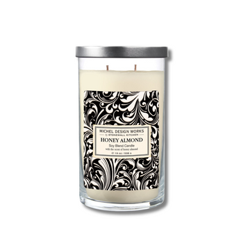 Honey Almond Large Tumbler Candle – 100 Hours of Elegance