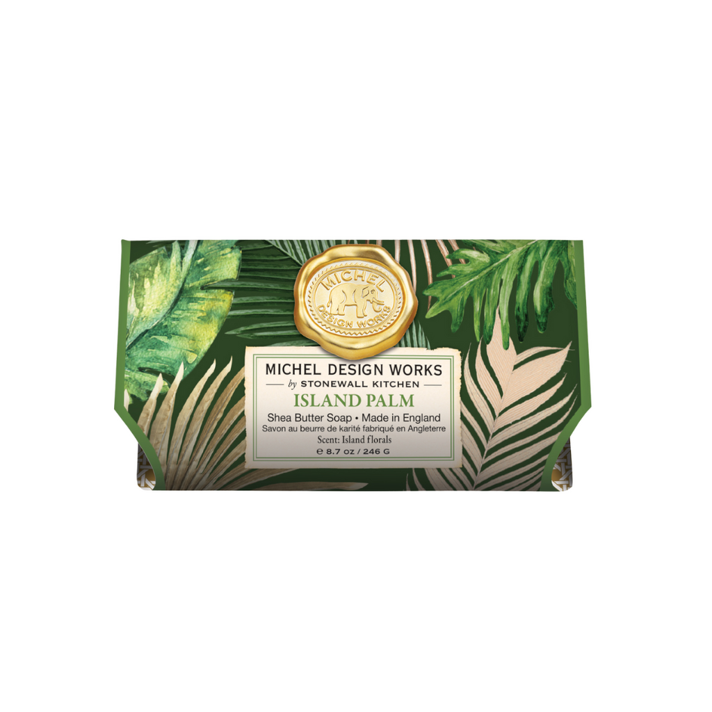 Island Palm Large Bath Soap - Luxurious Tropical Indulgence