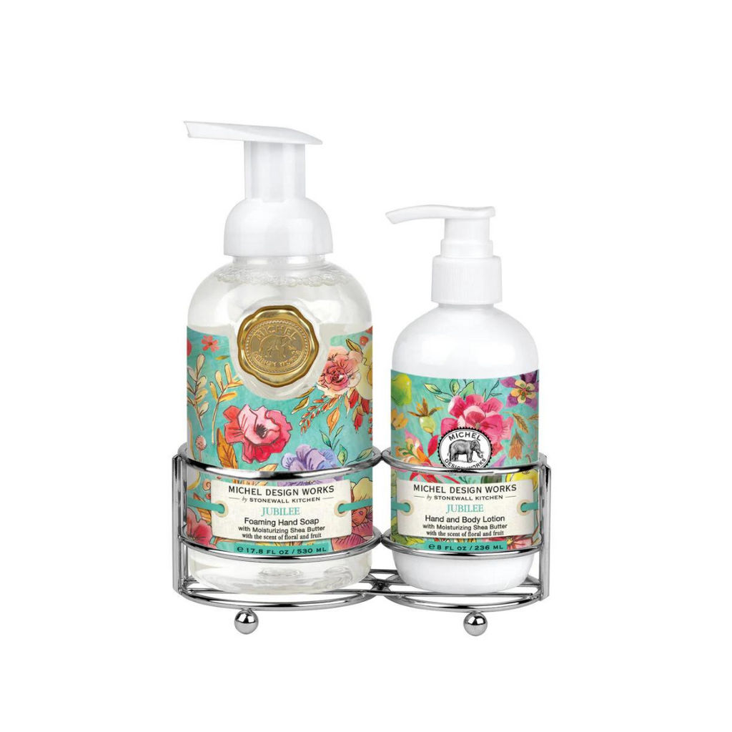 Jubilee Hand Care Caddy - Elegant Soap & Lotion Duo