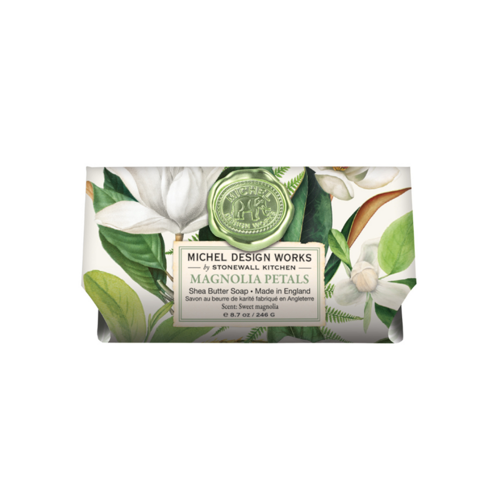 Magnolia Petals Large Bath Soap – Luxurious Triple-Milled Bar