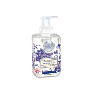 Paisley and Plaid Foaming Soap – Luxurious Moisturising Hand Cleanser