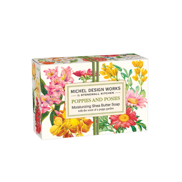 Poppies & Posies Boxed Soap – Luxurious Floral Scented Soap