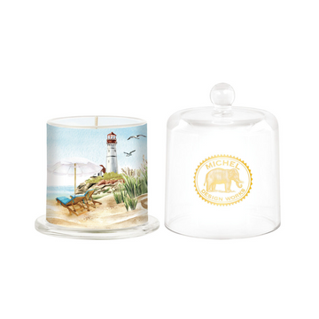 Seaside Cloche Candle – Elegant Coastal-Inspired Home Fragrance