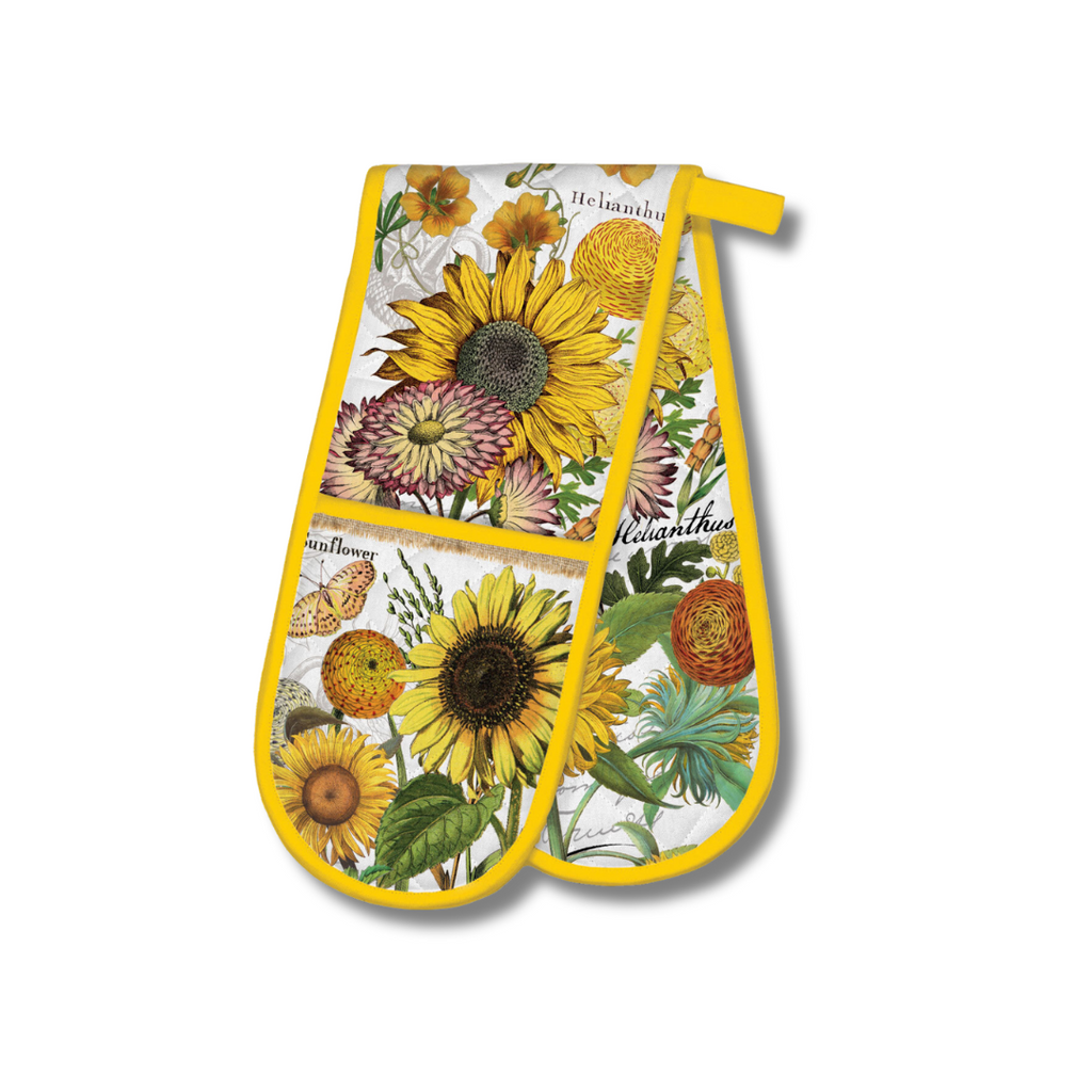 Sunflower Double Oven Mitt – Extra Thick Kitchen Protection