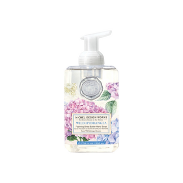 Wild Hydrangea Foaming Soap – Gentle & Luxuriously Scented Cleanser